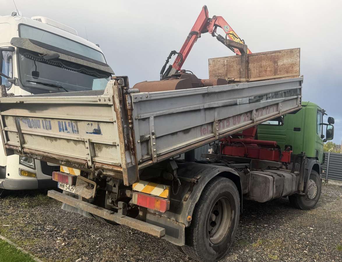 Scania P94/260, dumpers with crane