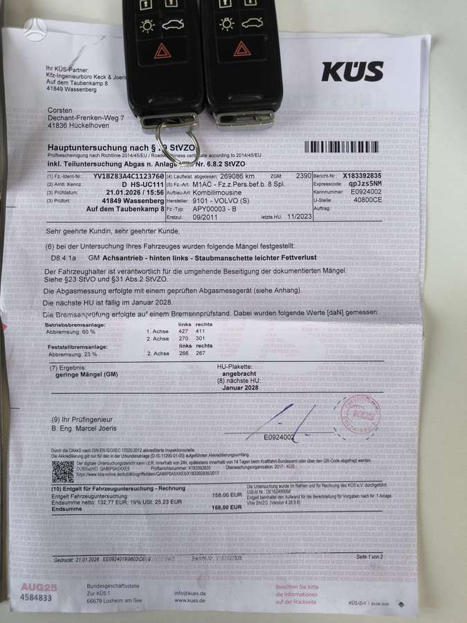 Volvo XC70, 2.4 l., Универсал