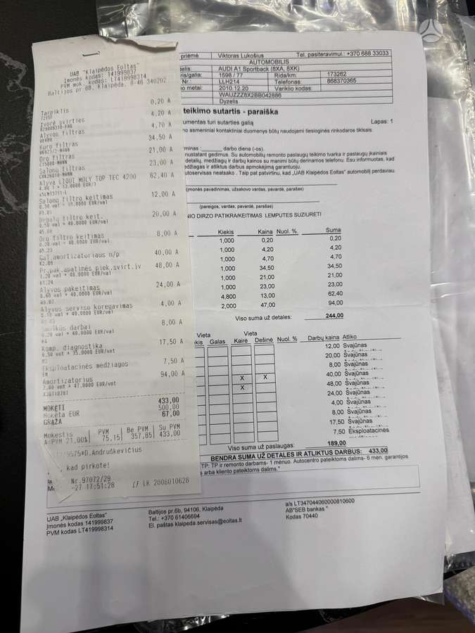 Audi A1, 1.6 l., hatchback