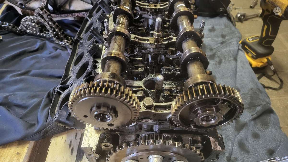 Audi A6 variklio detalės