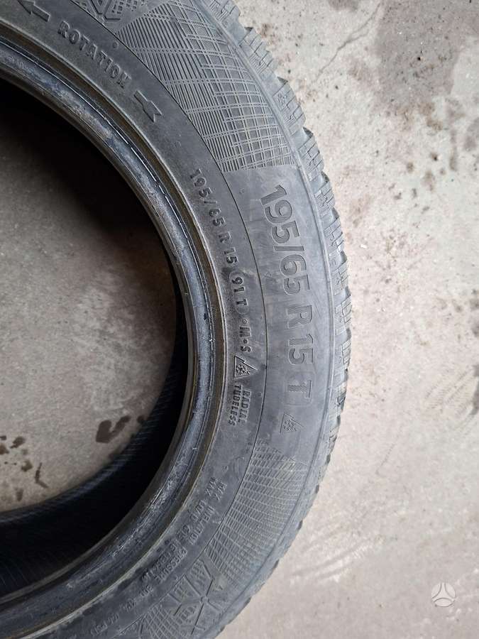 Continental, зимние 195/65 R15