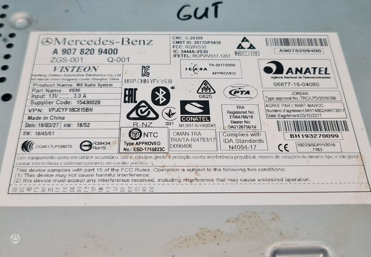 Mercedes-Benz Sprinter, A 9078209400