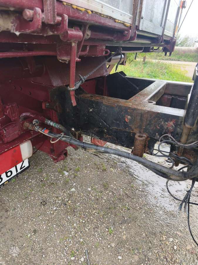 Scania 124, самосвалы с краном