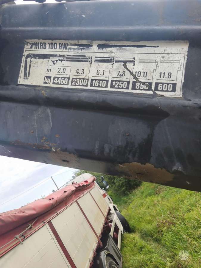 Scania 124, dumpers with crane