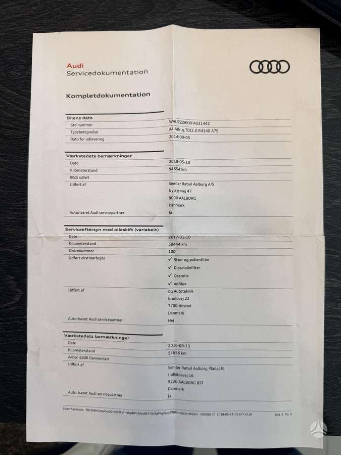 Audi A4 allroad, 2.0 l., Универсал