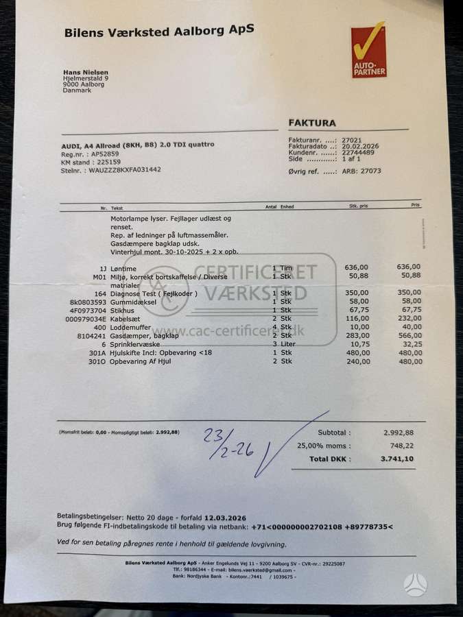 Audi A4 allroad, 2.0 l., Универсал
