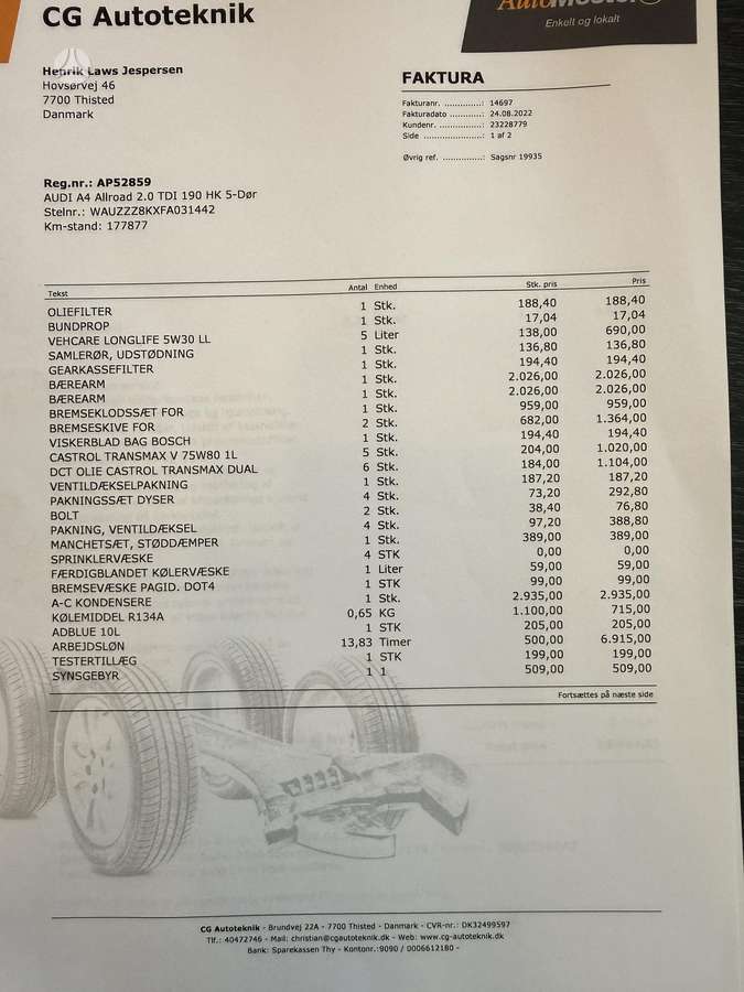Audi A4 allroad, 2.0 l., Универсал