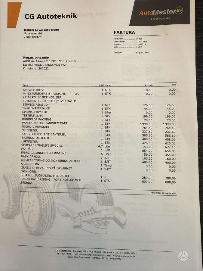 Audi A4 allroad, 2.0 l., universalas