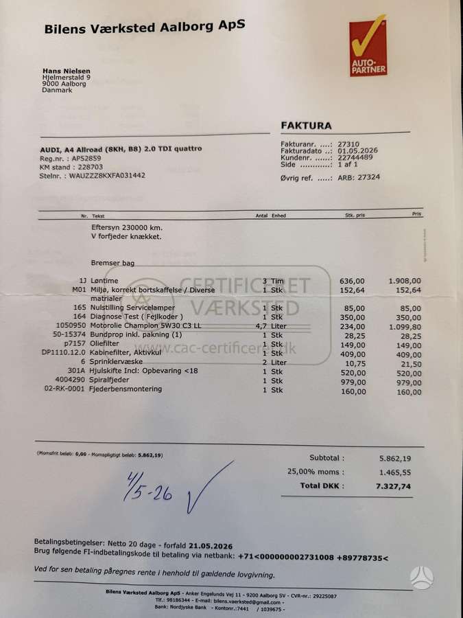 Audi A4 allroad, 2.0 l., Универсал