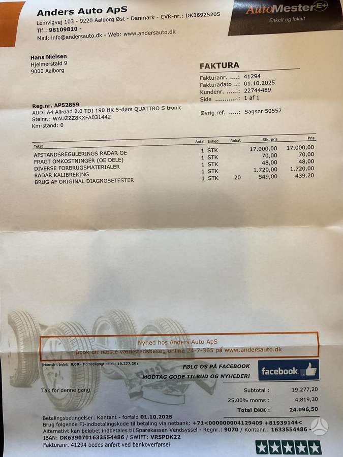 Audi A4 allroad, 2.0 l., Универсал