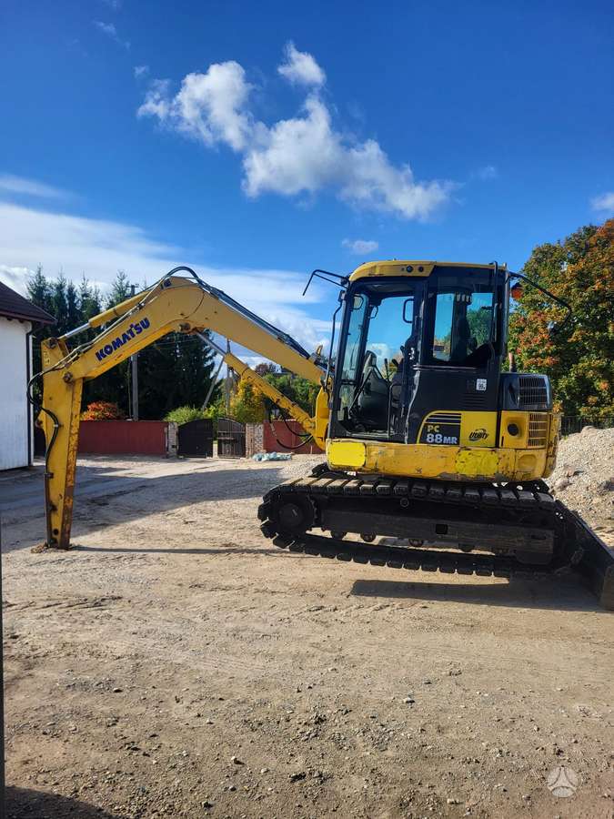 Komatsu Pc88mr-6, mini ekskavatoriai