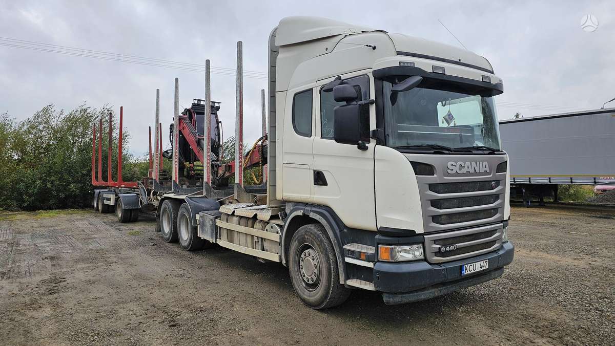Scania G440, timber trucks