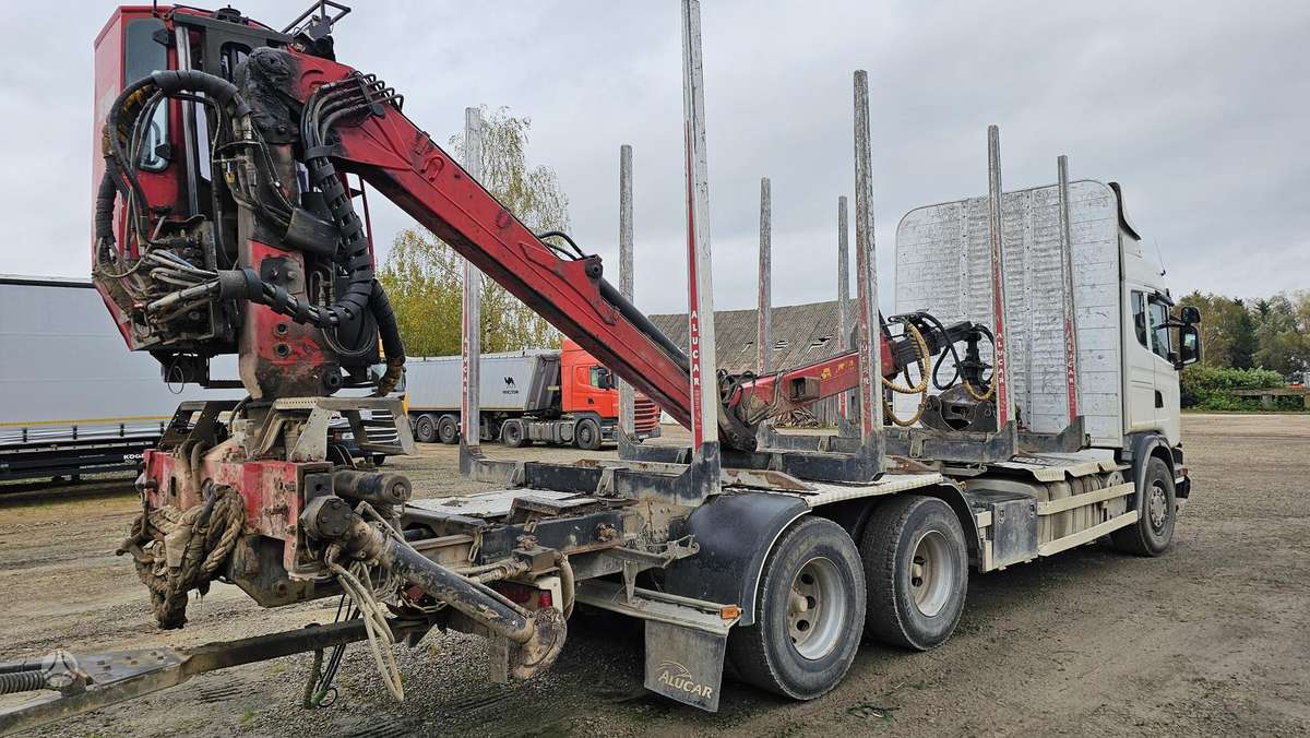 Scania G440, timber trucks
