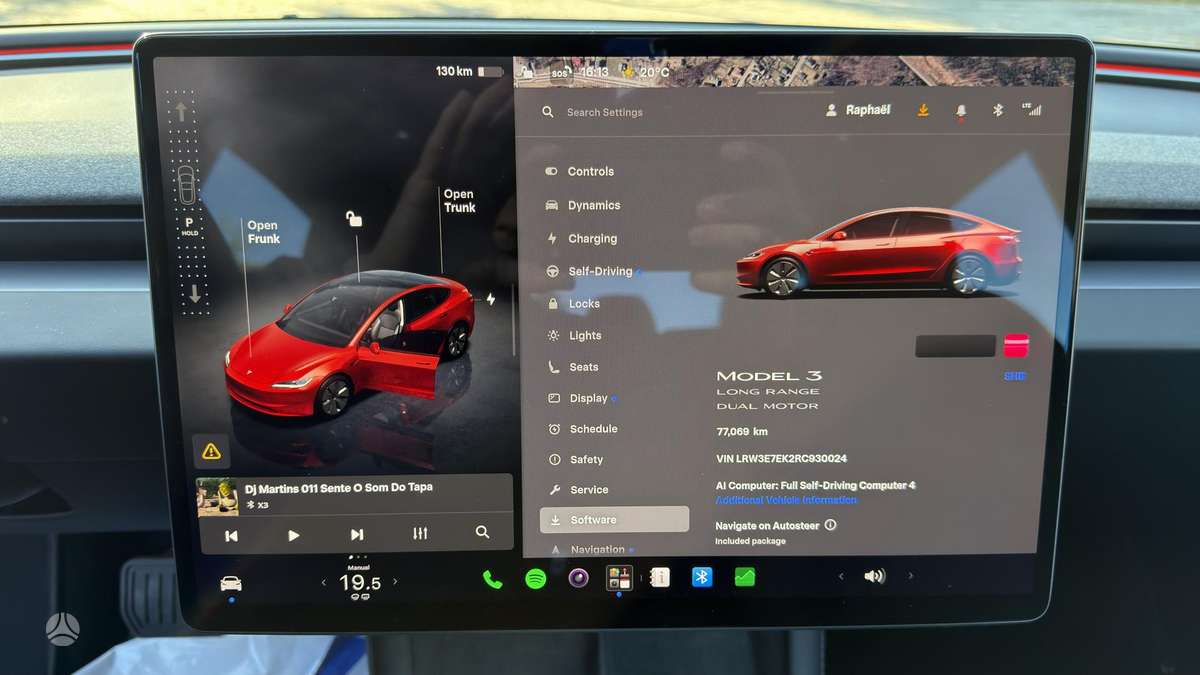 Tesla Model 3, 82 kWh, hatchback