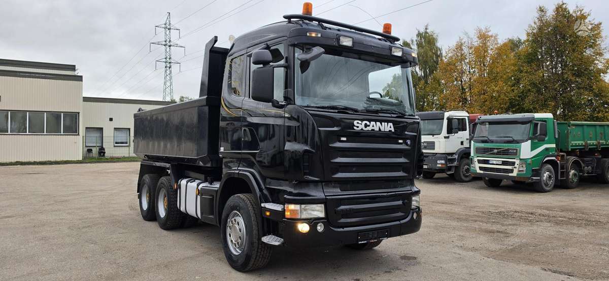 Scania R 580 6x4, dumpers / tippers