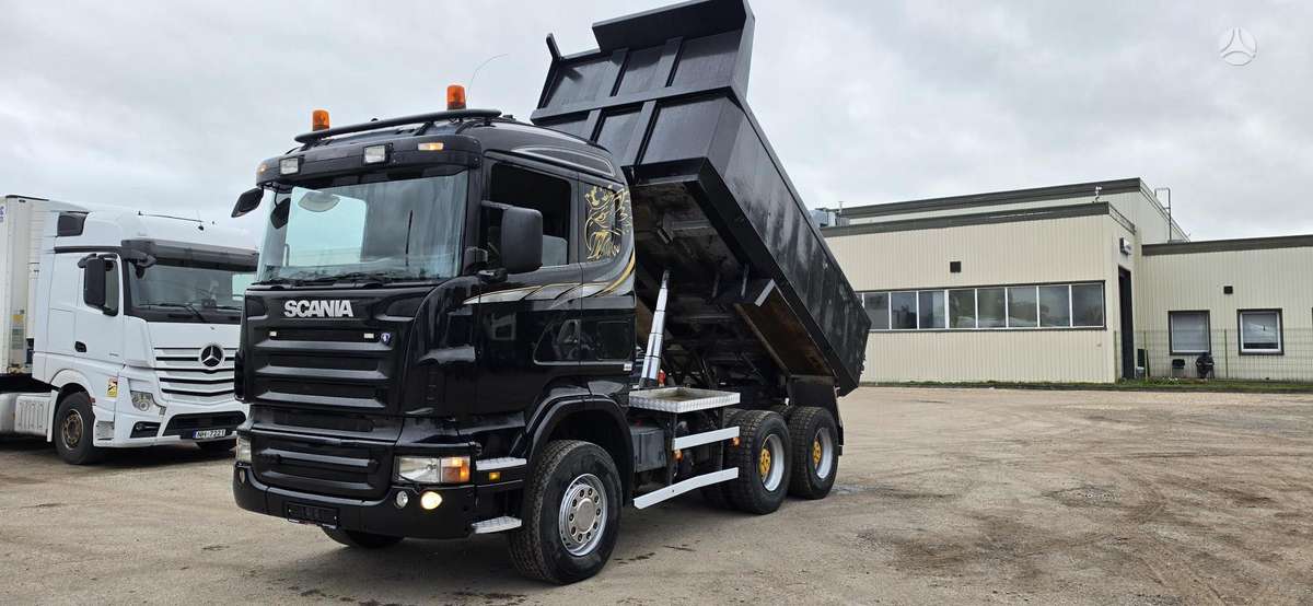 Scania R 580 6x4, dumpers / tippers