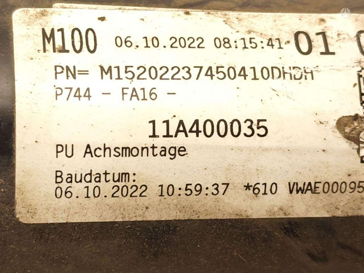Volkswagen ID.4, 11A400035, stebulės