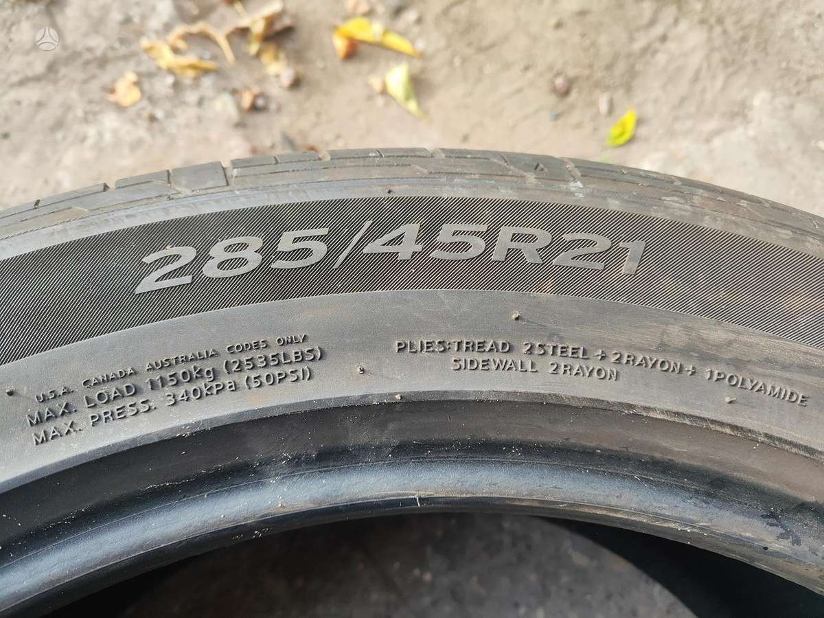Hankook, vasarinės 285/45 R21