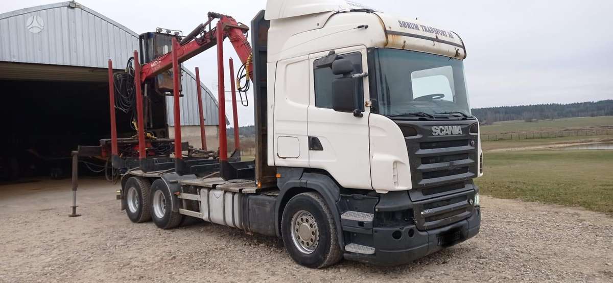 Scania R500, timber trucks