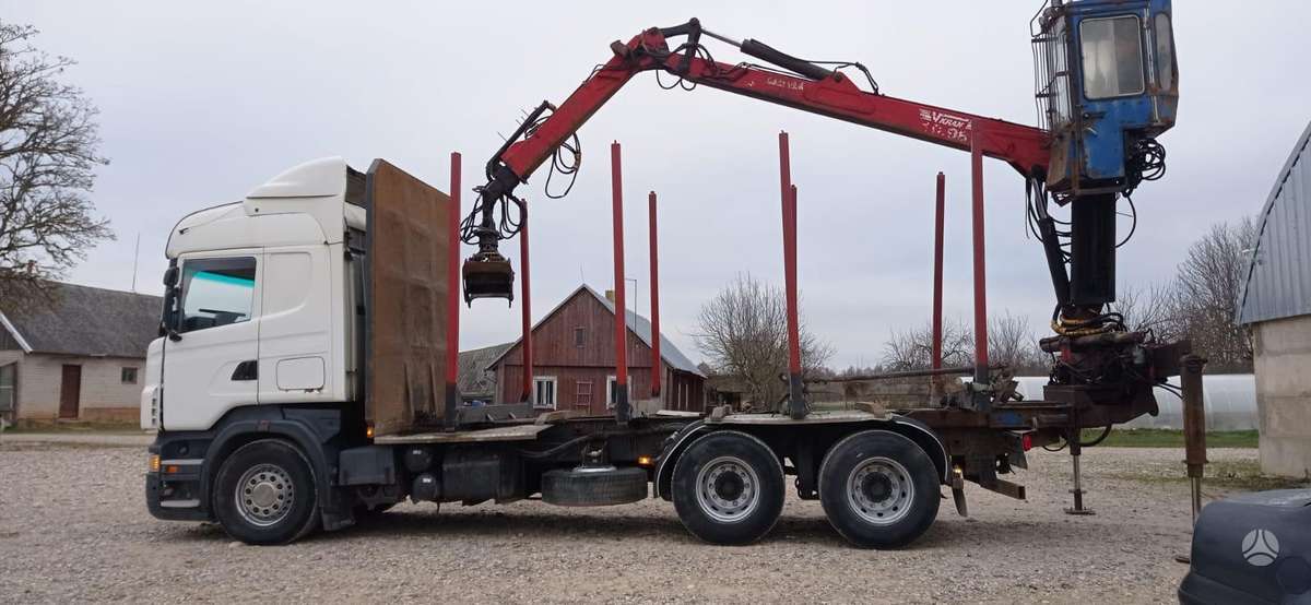 Scania R500, timber trucks