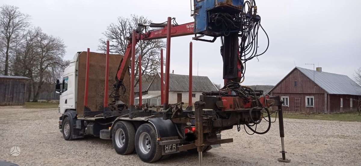Scania R500, timber trucks