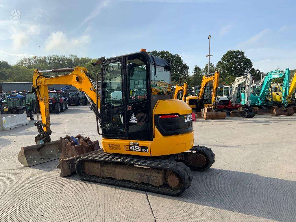 JCB 48 Z, mini ekskavatoriai