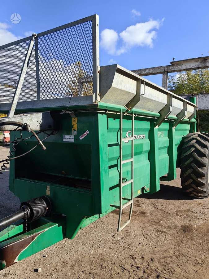 Samson SP 15, manure shakers, compost shredders