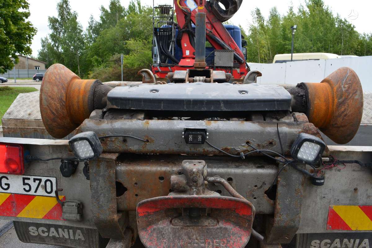 Scania P380, самосвалы с прицепoм
