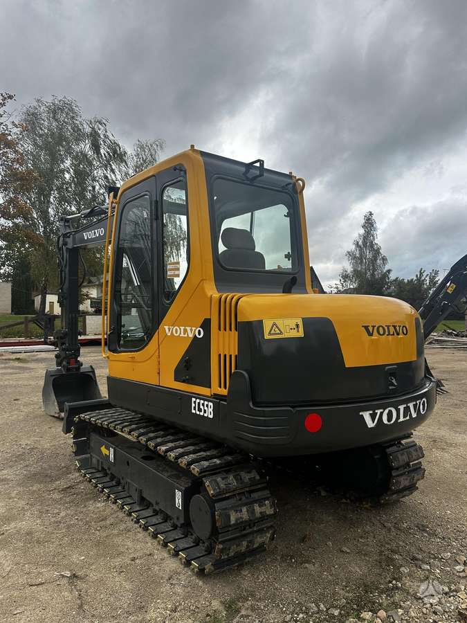 Volvo EC55B, EC60C, ekskavatoriai