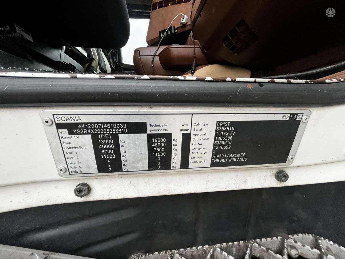 Scania R450, 2 спальных места