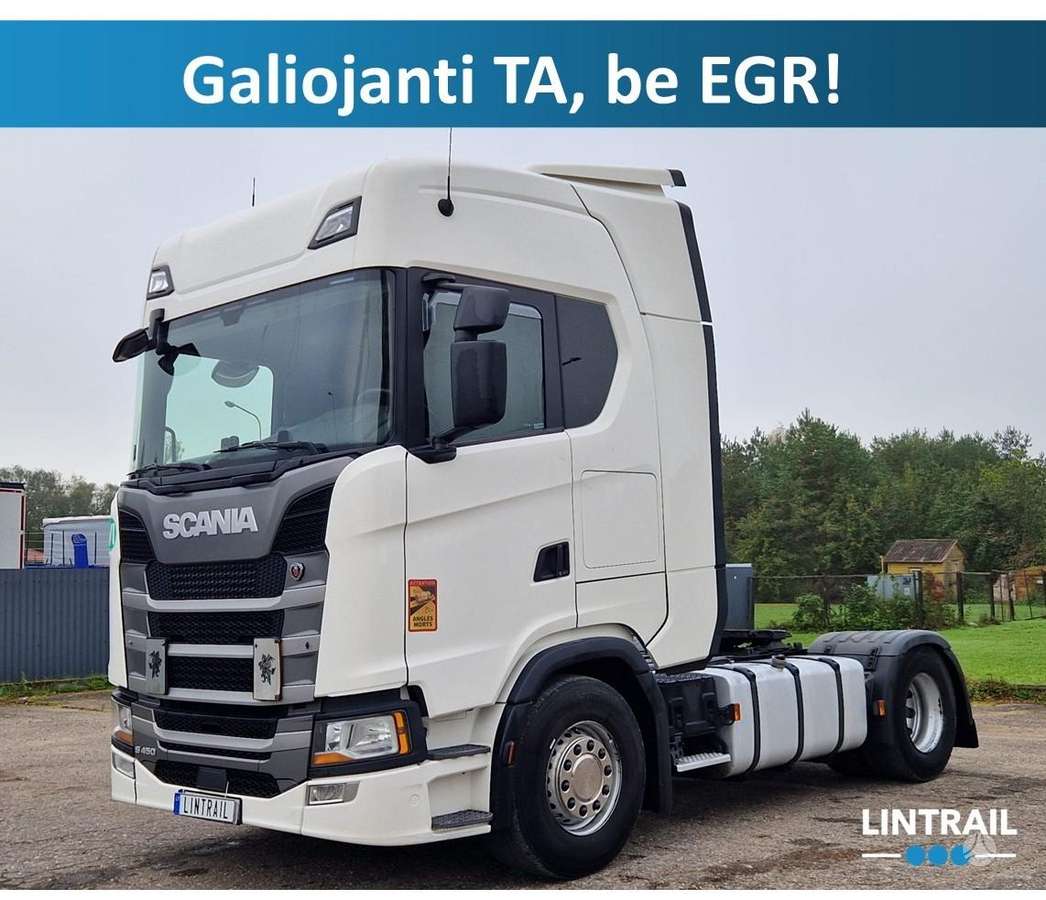Scania S450, galiojanti TA!, double sleeper