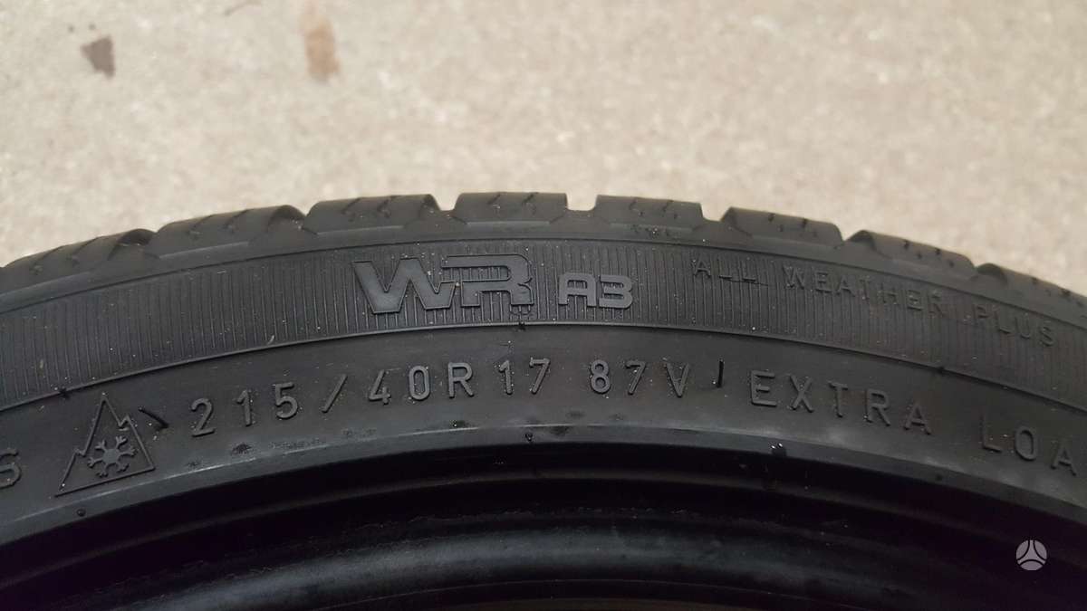 Nokian WR A3, winter 215/40 R17