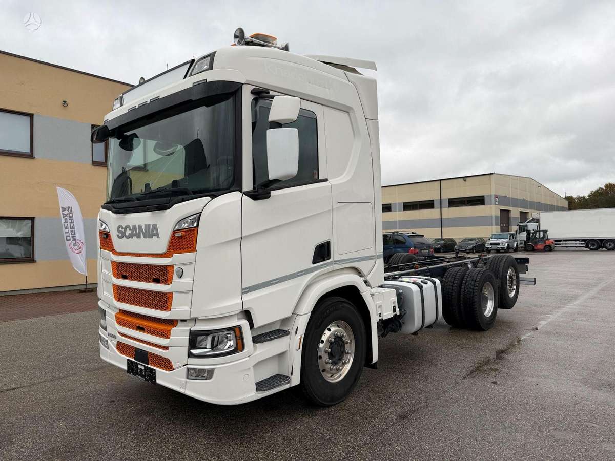 Scania R500, važiuoklės