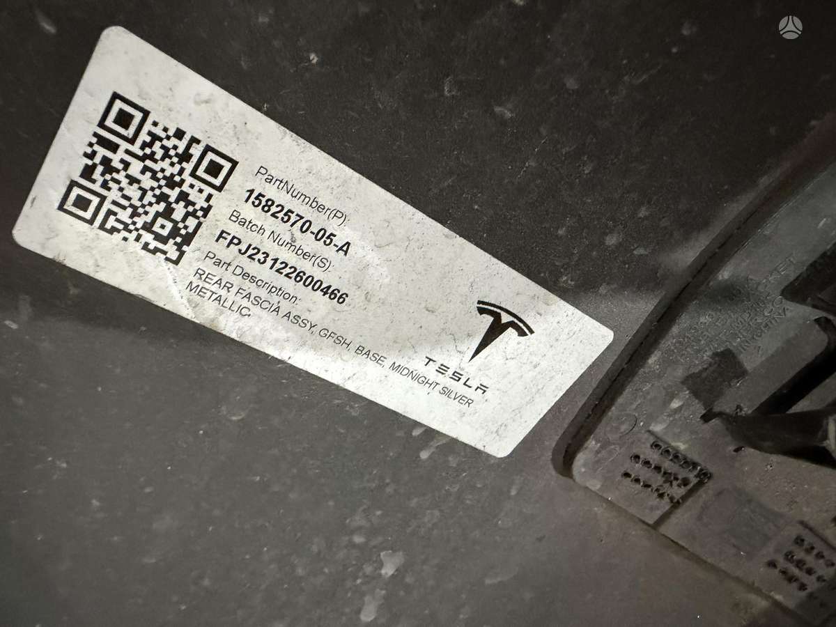 Tesla Model 3 bamperiai