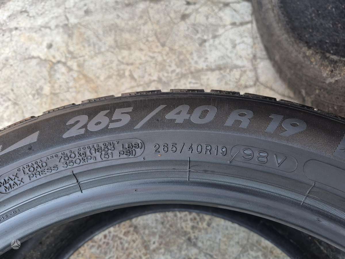 Michelin, žieminės 265/40 R19