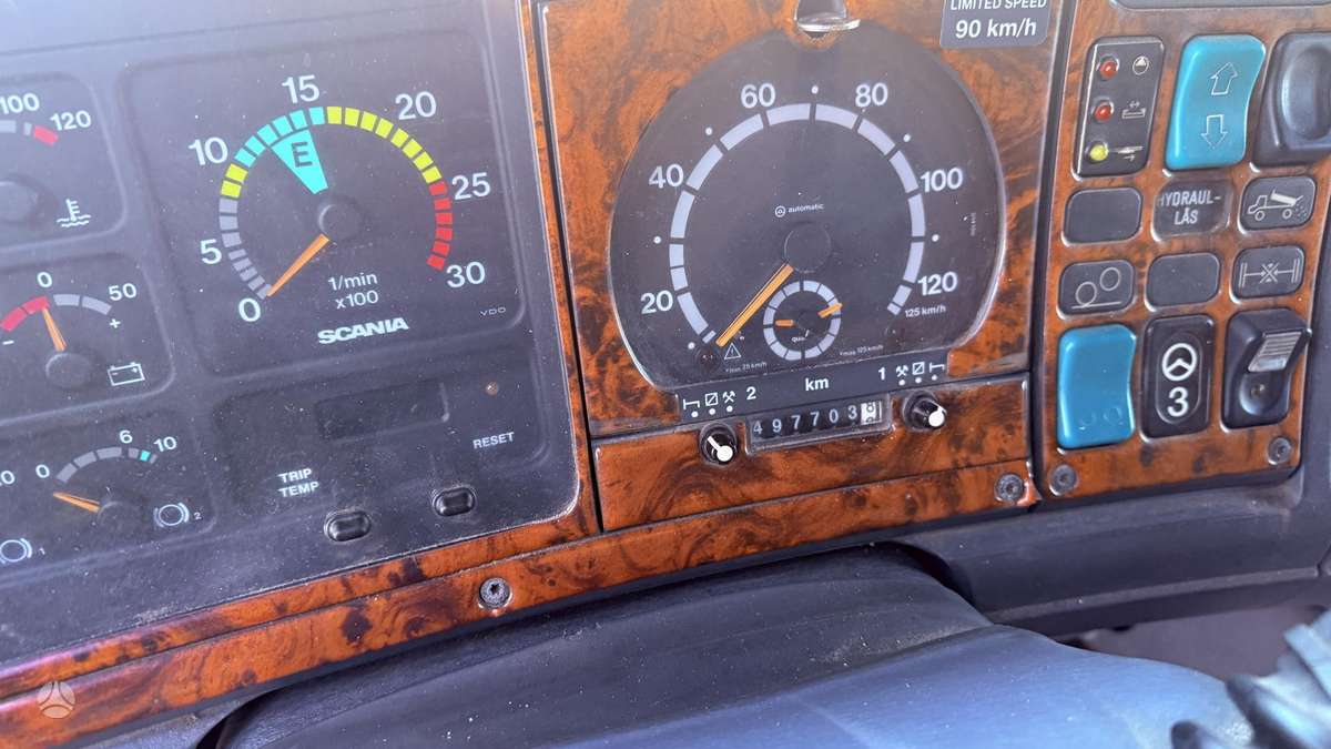 Scania 94, самосвалы с краном
