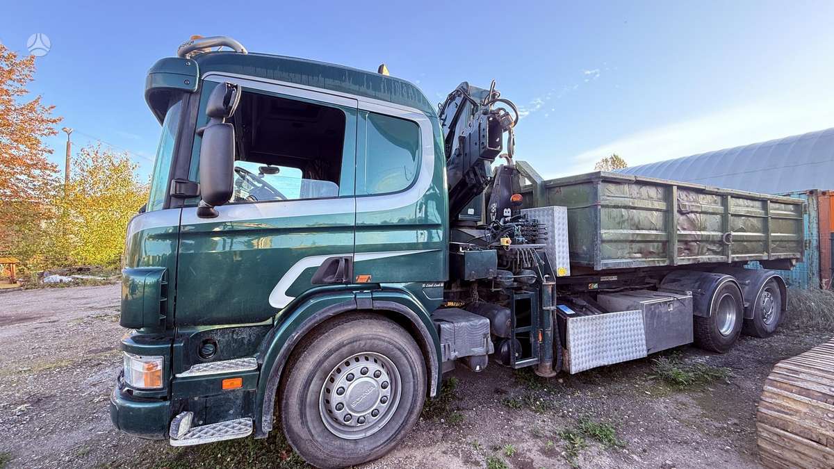 Scania 94, dumpers with crane