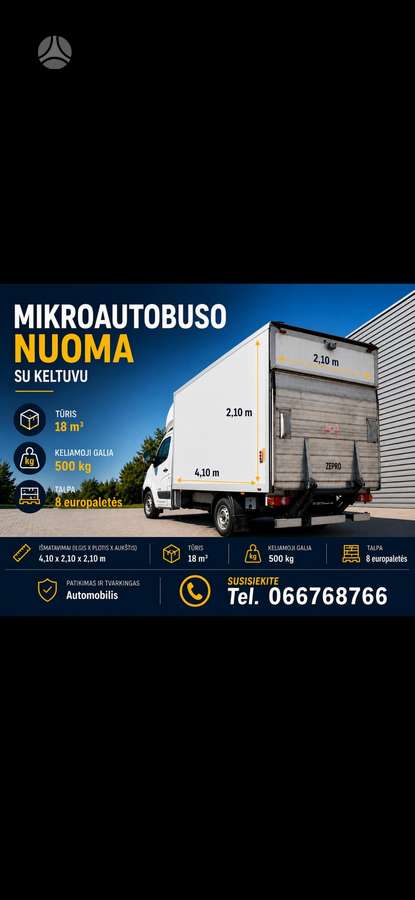 Renault Master, preču mikroautobuss