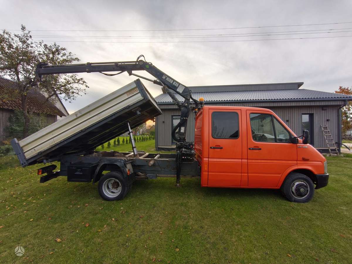 Volkswagen LT46, самосвалы с краном