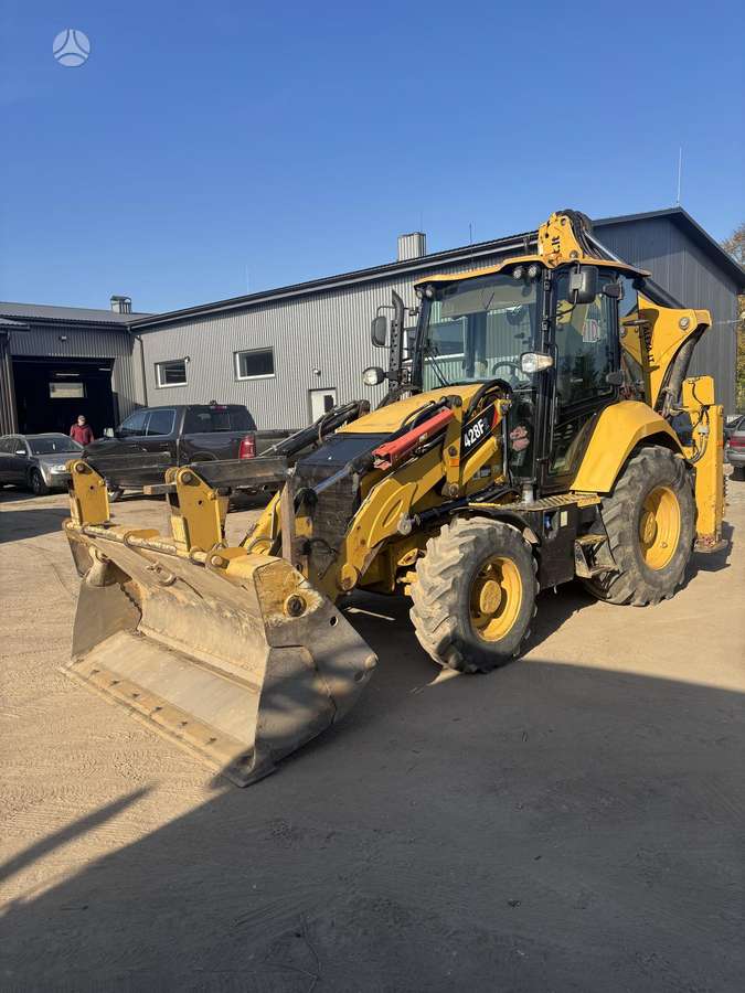 Caterpillar 428F2, экскаваторные погрузчики