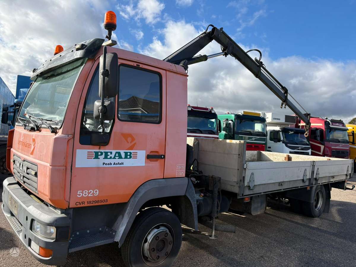MAN 8.150, crane trucks