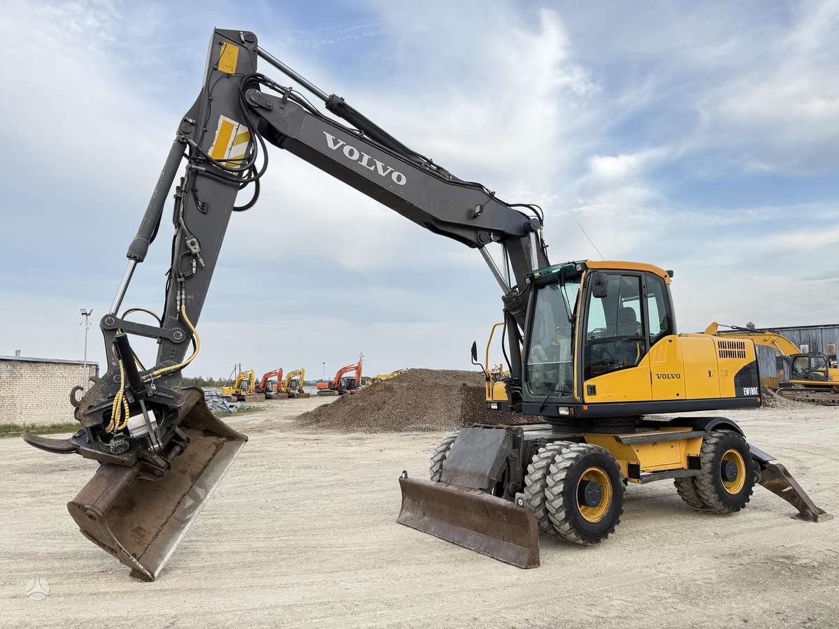 Volvo EW 180 C , ROTO + Grapple, экскаваторы