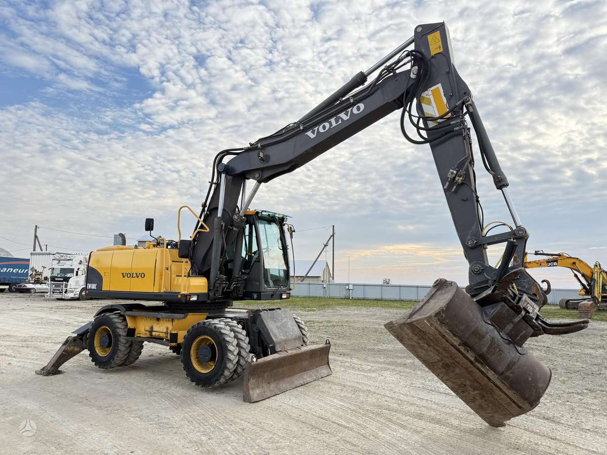 Volvo EW 180 C , ROTO + Grapple, ekskavatoriai