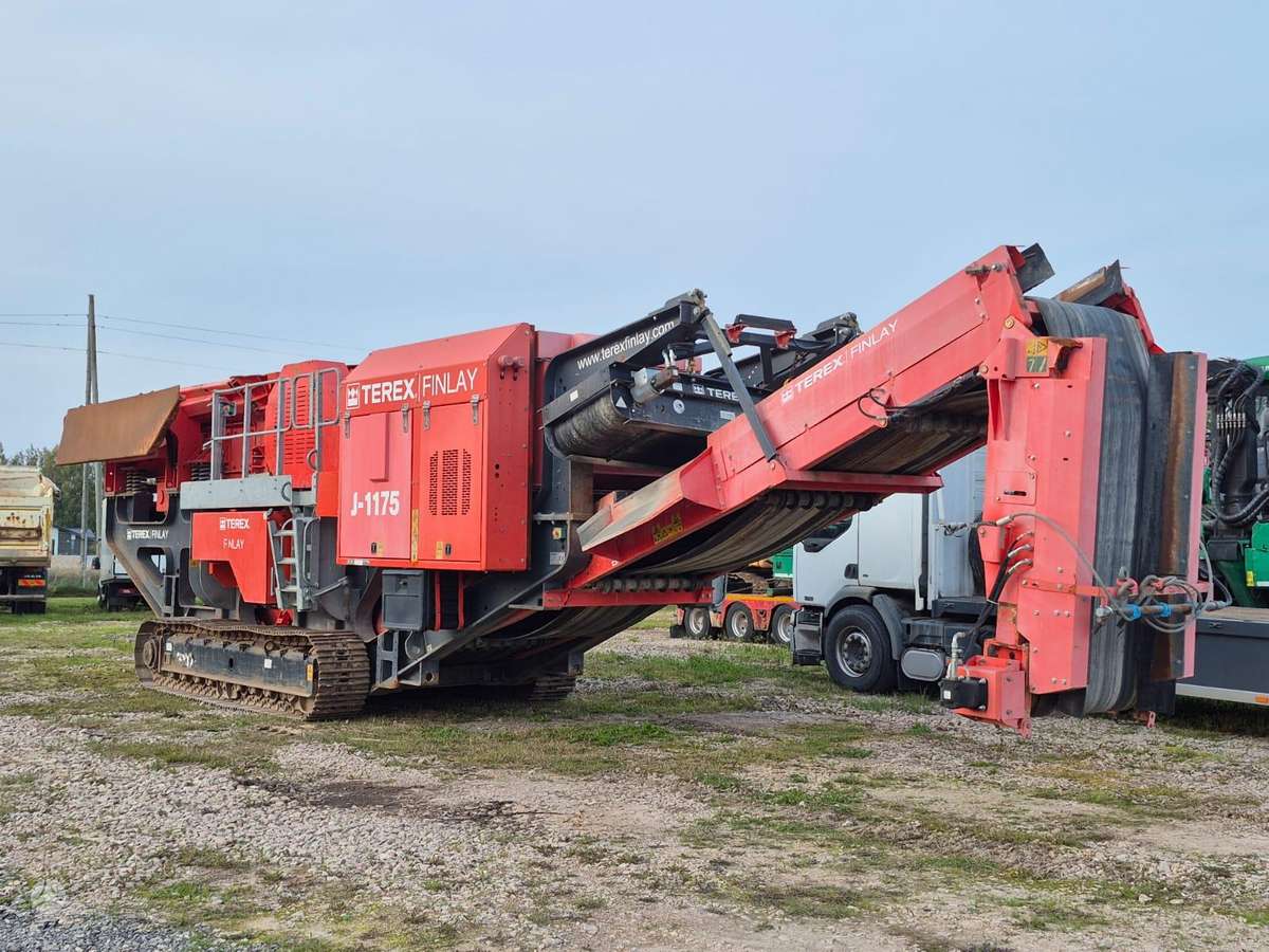 Terex J1175. Jaw crusher., cкрининги
