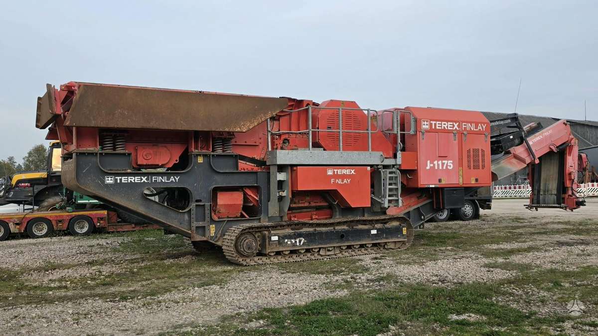 Terex J1175. Jaw crusher., cкрининги