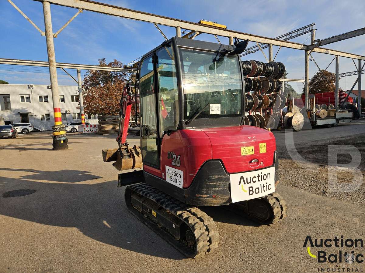 Yanmar SV 26, mini ekskavatoriai