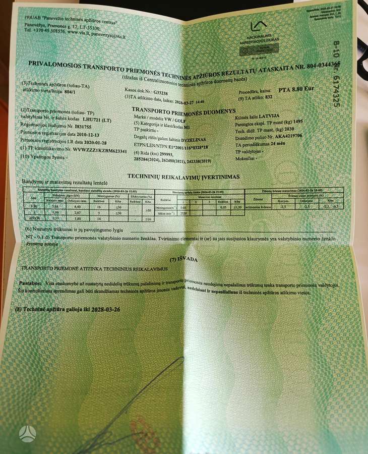 Volkswagen Golf, 2.0 l., Универсал