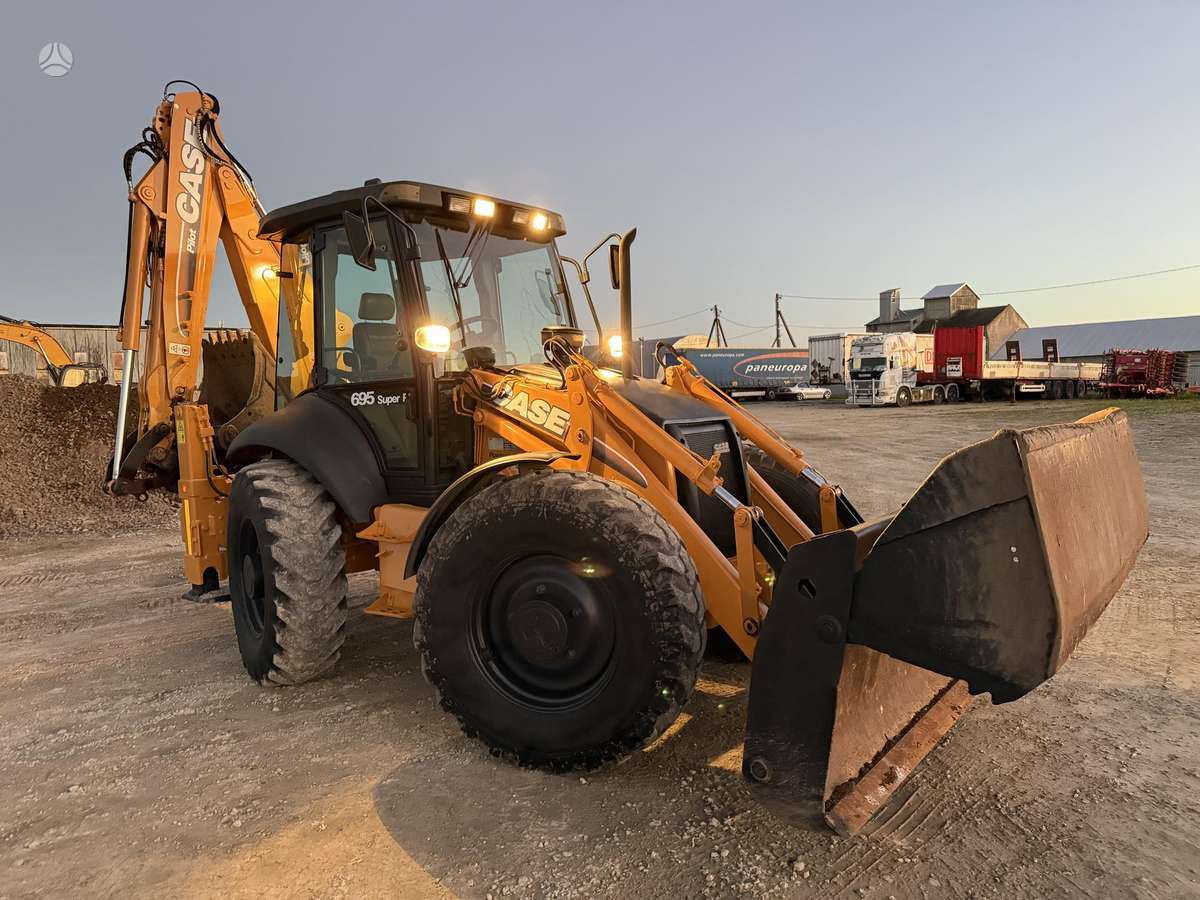 Case 695 Super R Joystick, excavator loader