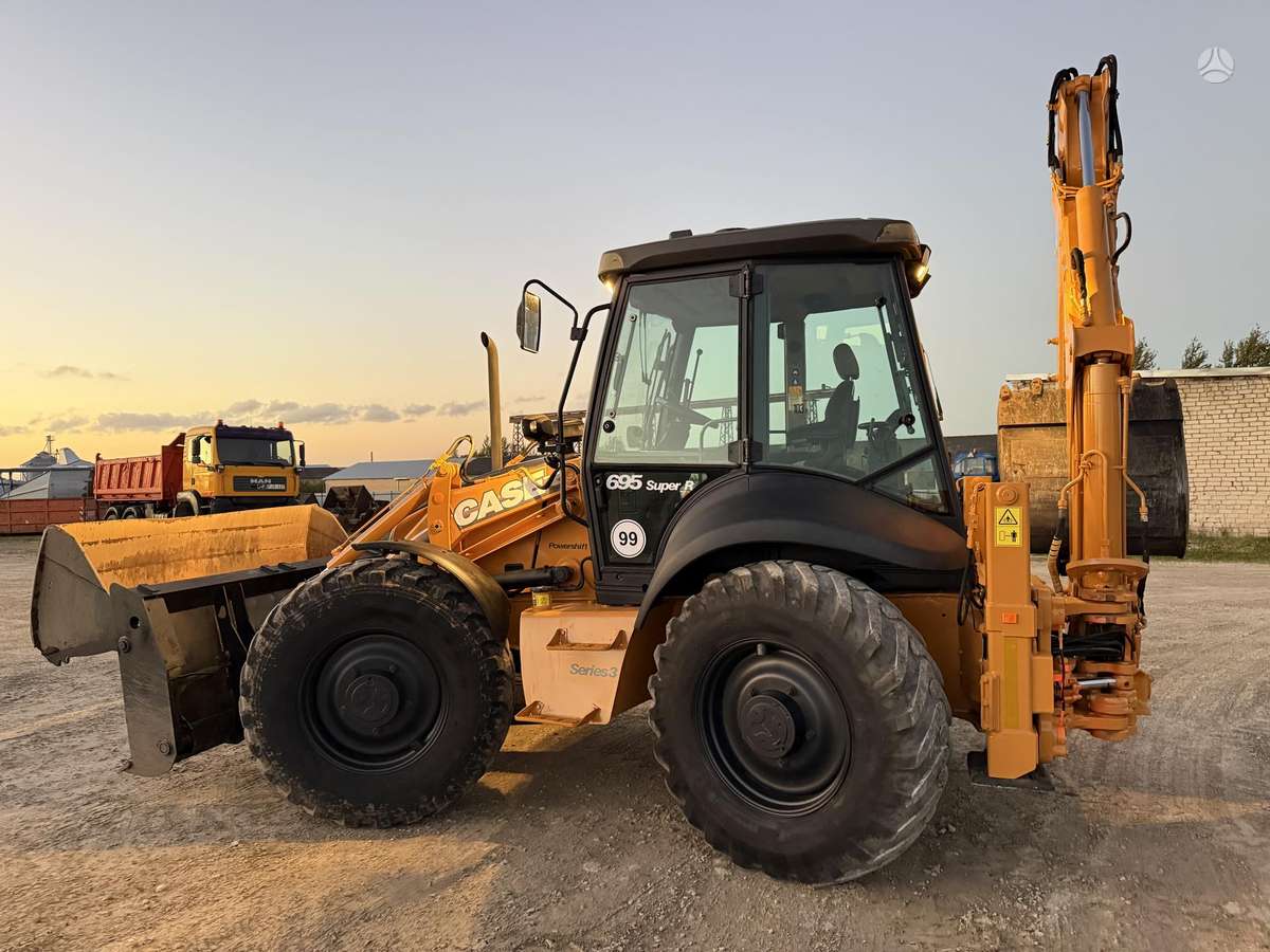 Case 695 Super R Joystick, excavator loader