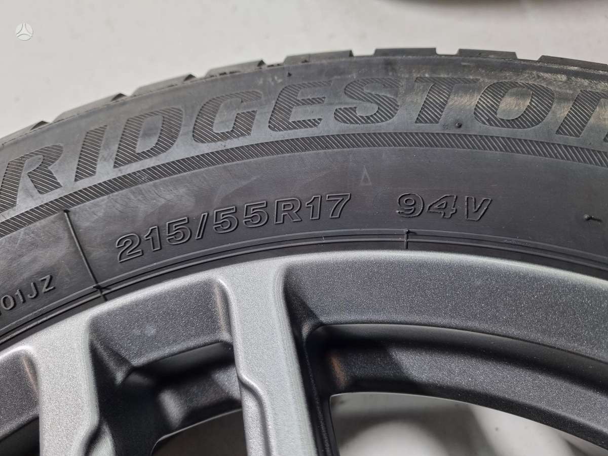 Bridgestone 7+5mm, всесезонные 215/55 R17